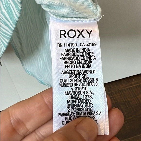 NWT Roxy tropical print tank top with open back girls size 16 - Picture 4 of 7